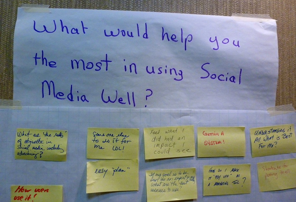 Question 1, about Social Media from the Coaches